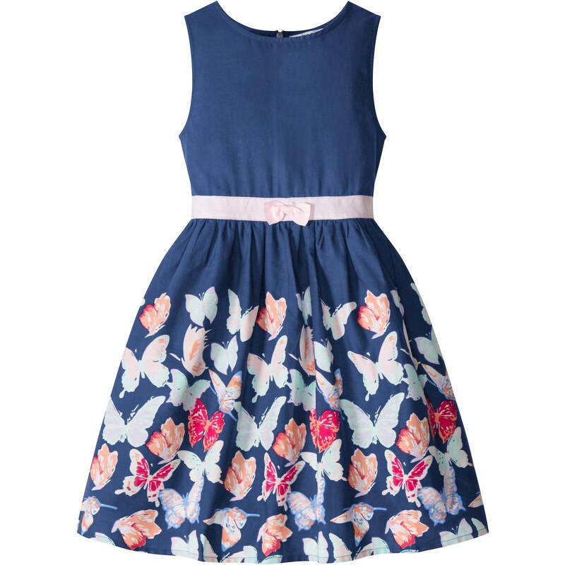 bonprix Midi šaty, strih do A, farba modrá 63346398