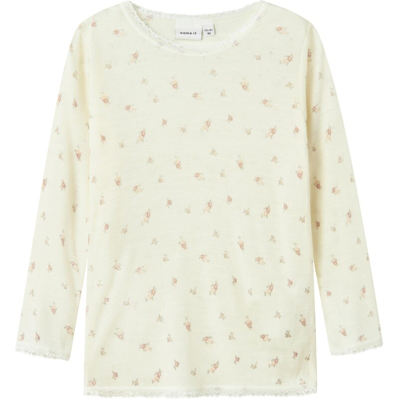 NAME IT Tričko NMFWang sivá / ružová / biela 64413831