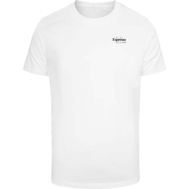 Mister Tee Tričko Espresso M Club tmavohnedá / čierna / biela 65871934