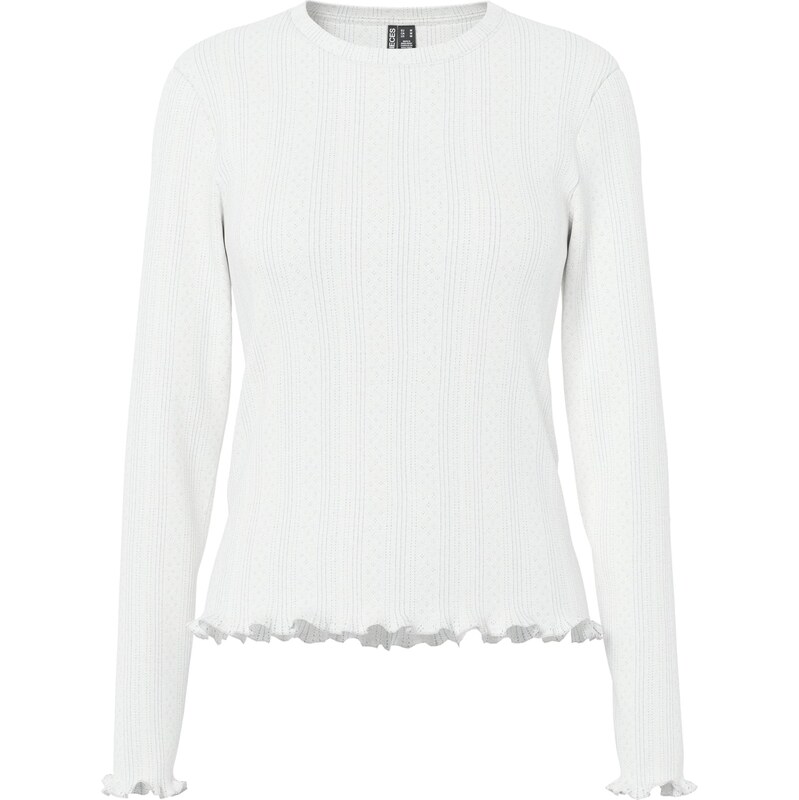 PIECES Tričko biela 64413826