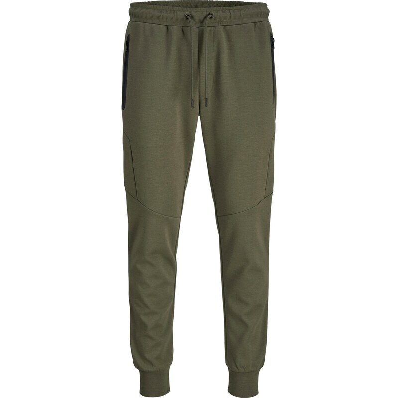 JACK & JONES Nohavice JPSTWill JJFusion olivová 64413906