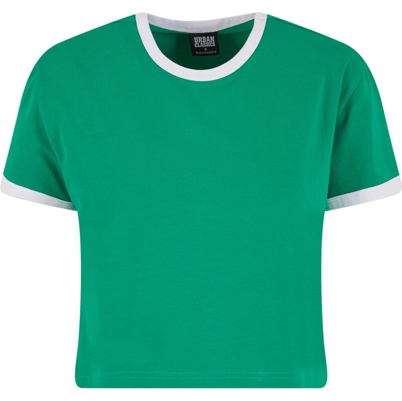 Urban Classics Tričko zelená / biela 65877139