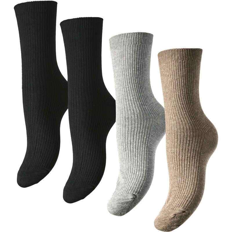 PIECES Ponožky PCMarta brokátová / sivá melírovaná / čierna 64413922