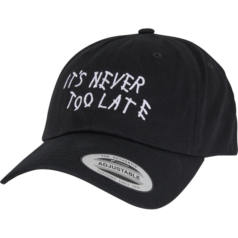 Mister Tee Čiapka Never Too Late čierna / biela 65880017