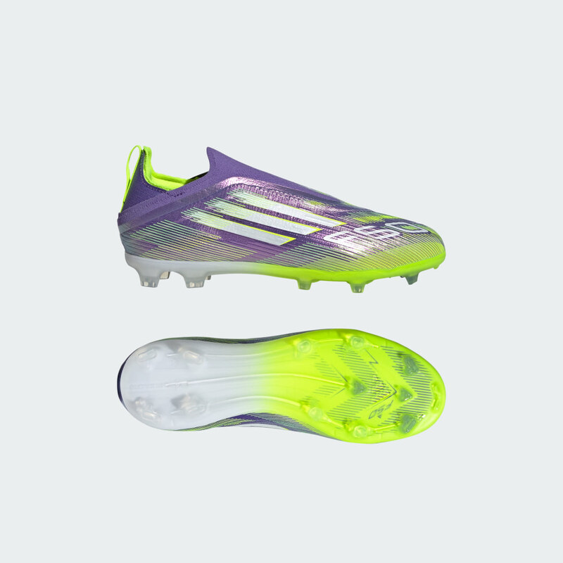 Adidas Nešnurovacie detské kopačky F50 Elite na pevný povrch 64414054