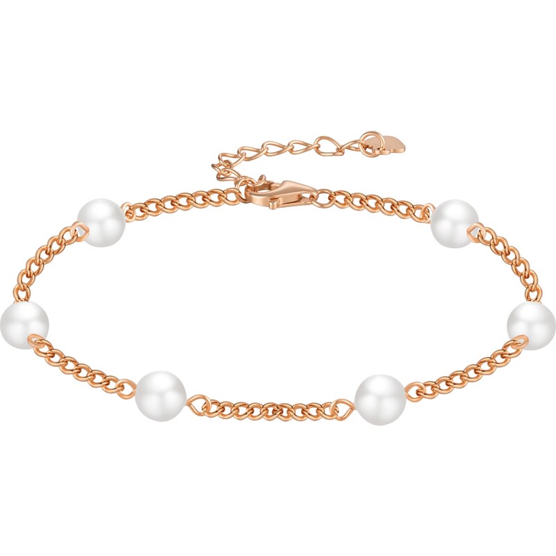 Olivie Stříbrný perlový náramek ROSE 9706 64763517