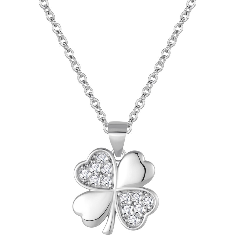 Olivie Strieborný náhrdelník ŠTVORLÍSTOK 9710 64741465