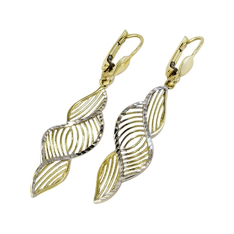 Zlaté náušnice Glare 408 64414557