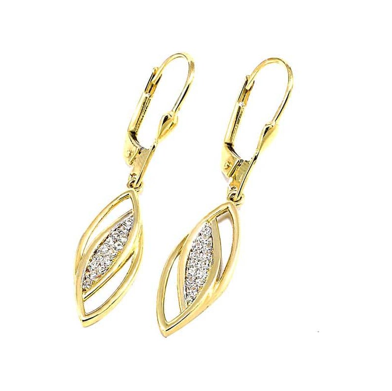 Zlaté náušnice Glare 414 64414563