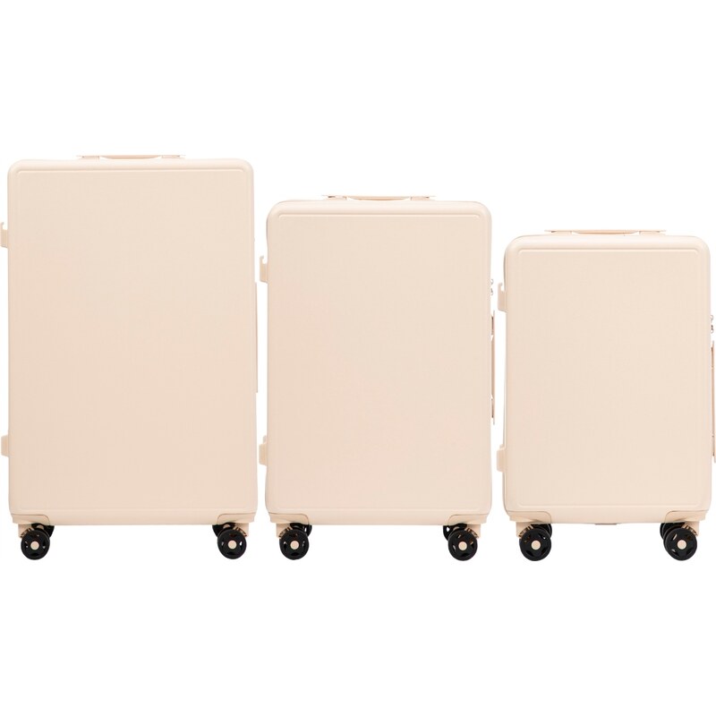Béžová sada 3 cestovných kufrov Wings BUNTING WINGS Komplet 3 WALIZIEK 64414949