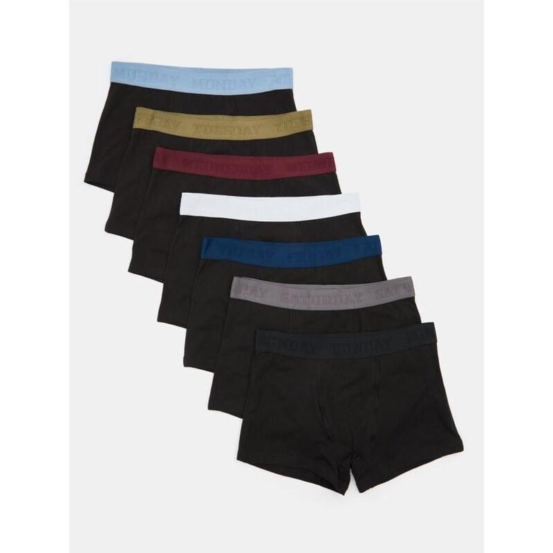 Sinsay - Súprava 7 boxeriek Classic - viacfarebná 65753901