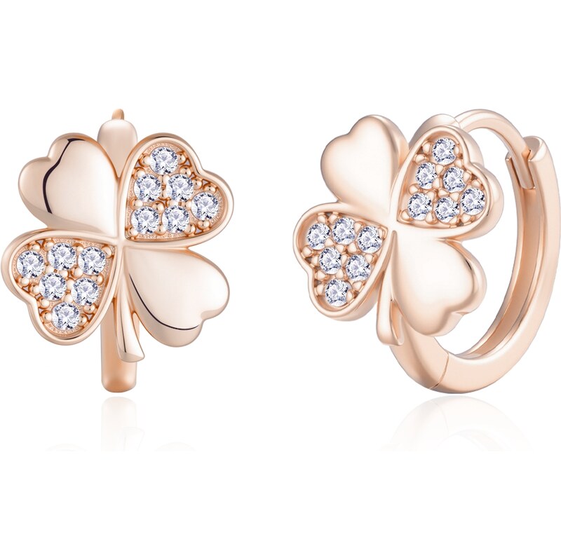 Olivie Stříbrné kroužky ČTYŘLÍSTEK ROSE 9715 64741469