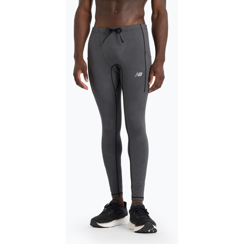 Pánske bežecké legíny New Balance Athletics Reflective Heat black 58264276