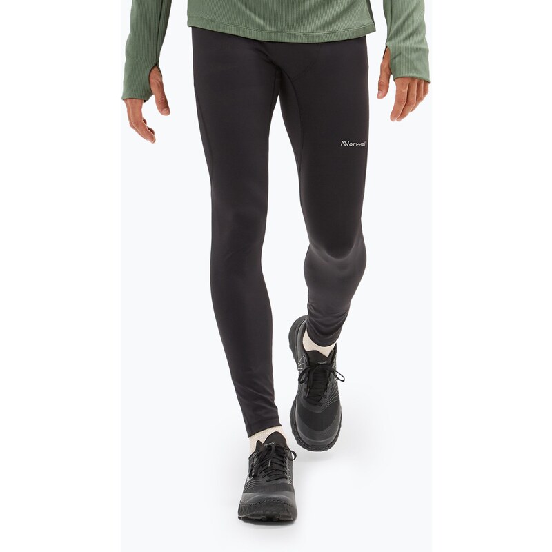 Pánske bežecké legíny NNormal Active black 58297696