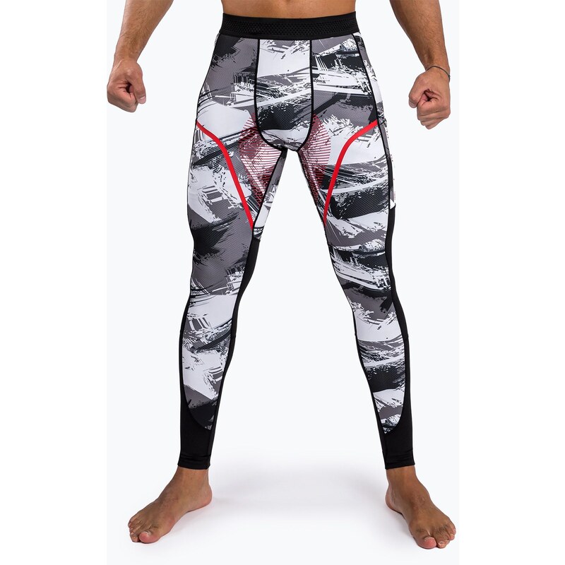 Pánske legíny Venum Electron 3.0 Spats grey/red 55714907