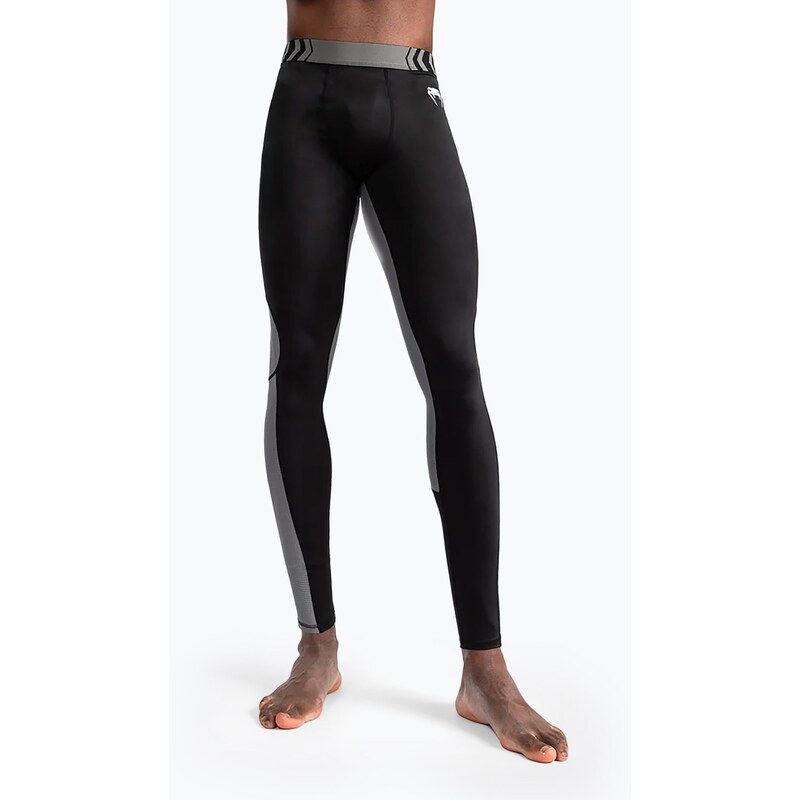 Pánske tréningové legíny Venum Tempest Spats black/ grey 56062638