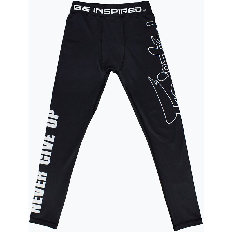 Fairtex Compression CP1 čierne pánske tréningové legíny 59064255