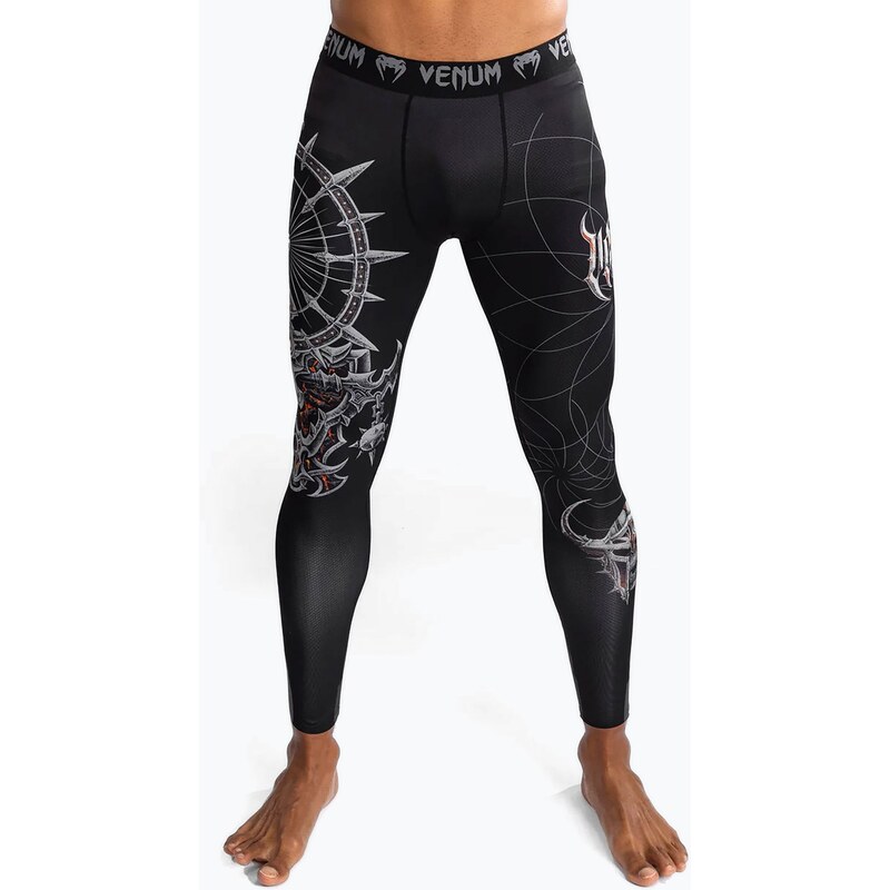 Pánske tréningové legíny Venum Gladiator 5.0 Mens Spats black/silver 61562186