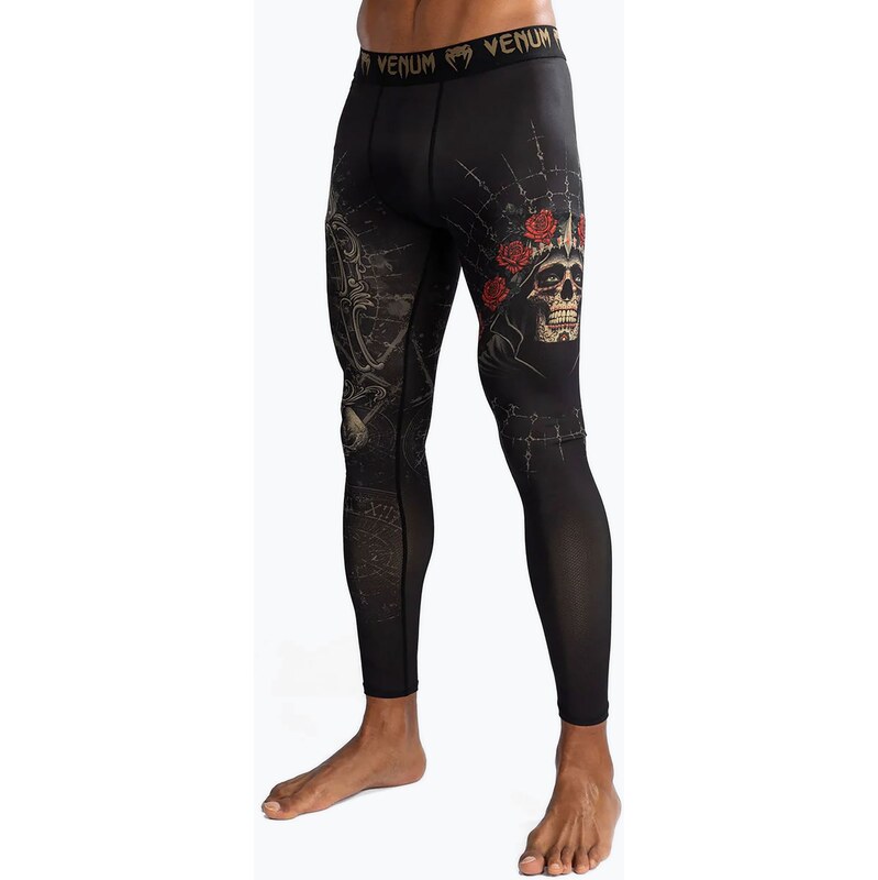 Pánske tréningové legíny Venum Santa Muerte 5.0 Mens Spats deep black 61562187