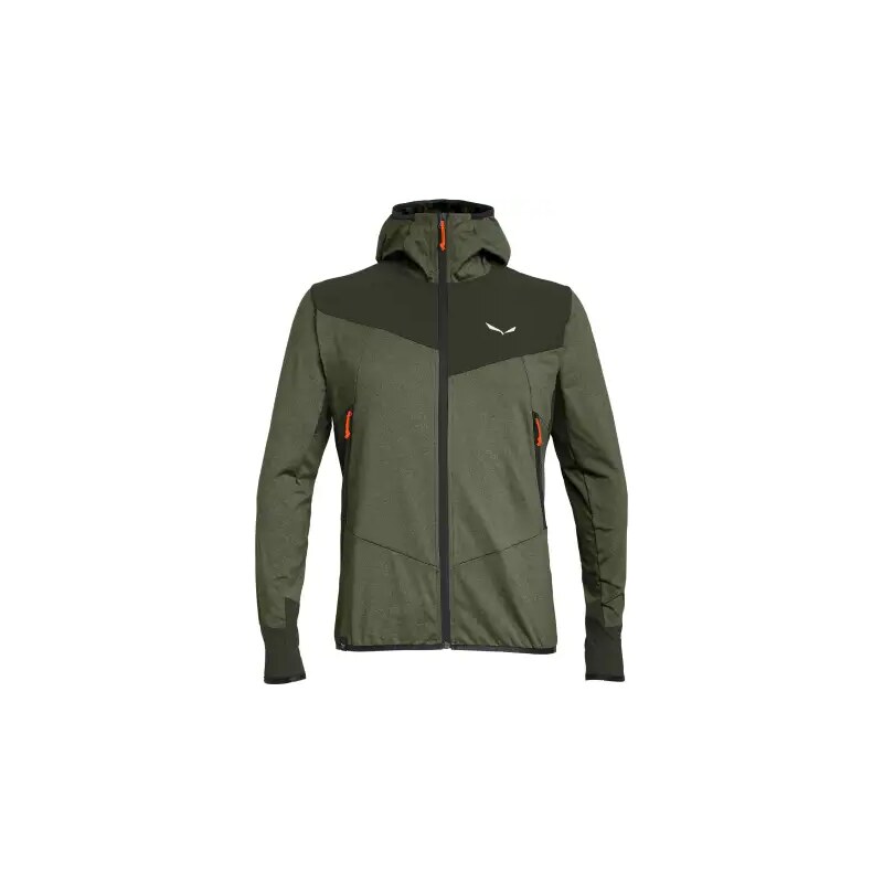 Salewa Agner Hybrid PL/DST pánska mikina Dark Olive Melange vel. 50/L 64422817