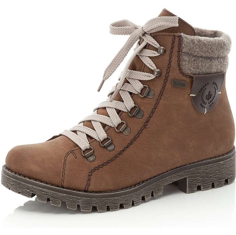 Dámska členková obuv RIEKER 785F8-22 hnedá W5 19183917