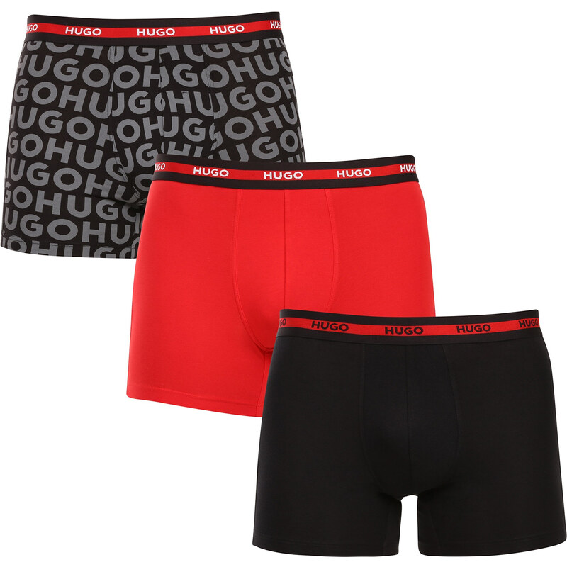 3PACK pánske boxerky HUGO viacfarebné (50545674 979) 64419153