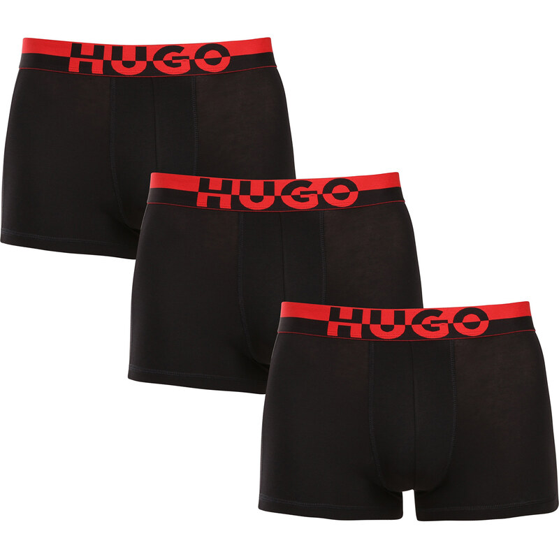 3PACK pánske boxerky HUGO čierna (50545667 001) 64419150