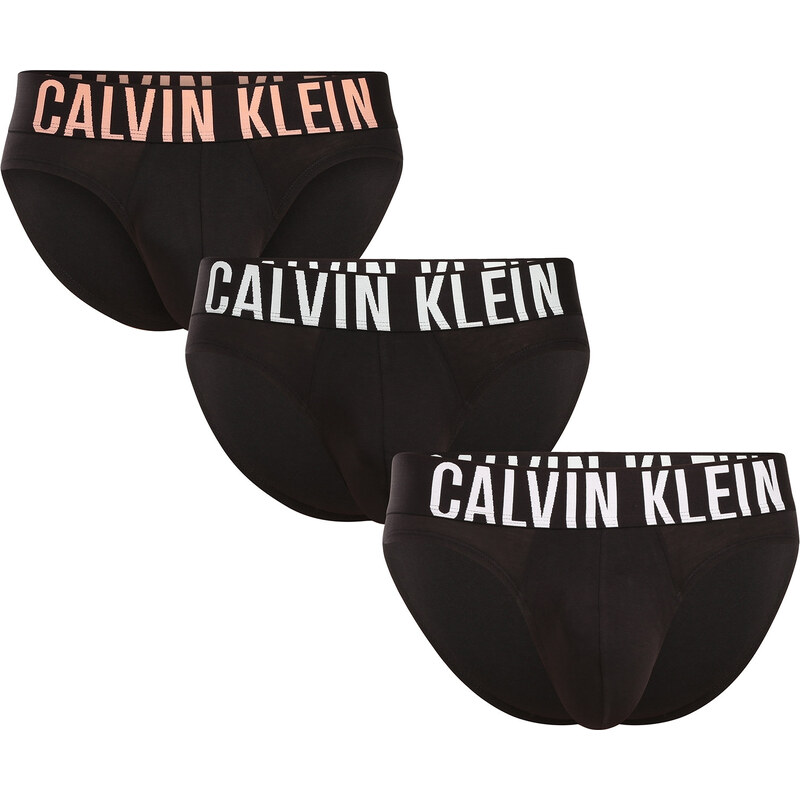 3PACK pánske slipy Calvin Klein čierné (NB3607A-VVN) 64419155