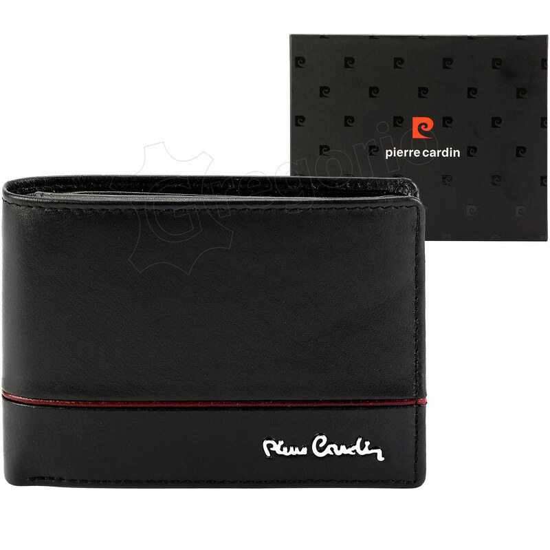 Pierre Cardin Pánska kožená peňaženka | čierna ys605 8806 64423334