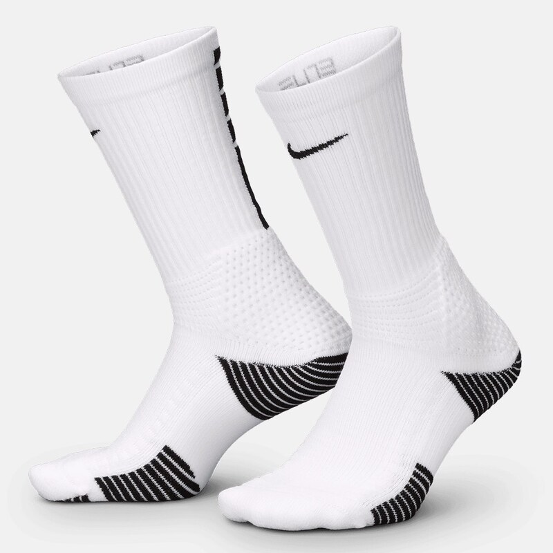 Nike Elite 2.0 Cushioned Crew Socks (1 Pair) WHITE/BLACK/BLACK 100 64424176