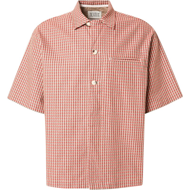 SCOTCH & SODA Košeľa sivá / červená / biela 65877490
