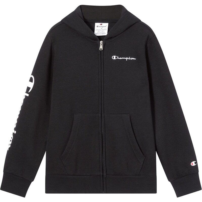 Champion Authentic Athletic Apparel Tepláková bunda čierna / biela 64428031