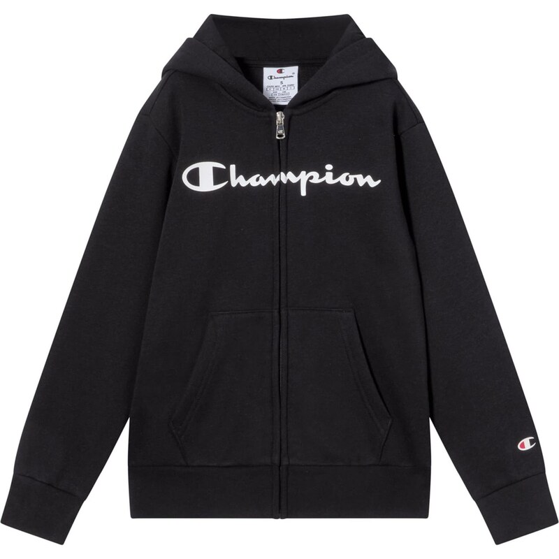 Champion Authentic Athletic Apparel Tepláková bunda čierna / biela 64428079