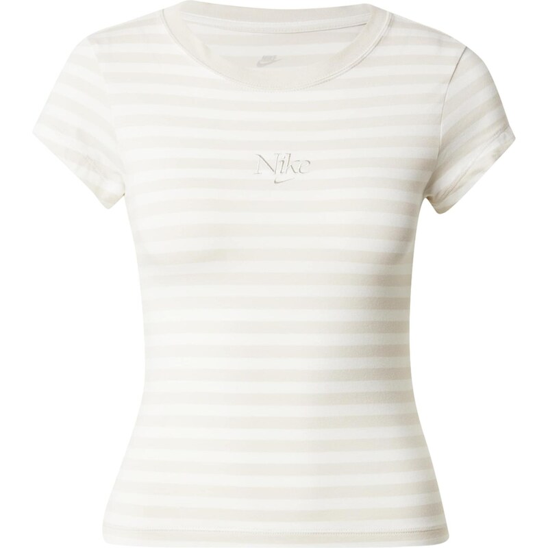 Nike Sportswear Tričko béžová / šedobiela 64428362