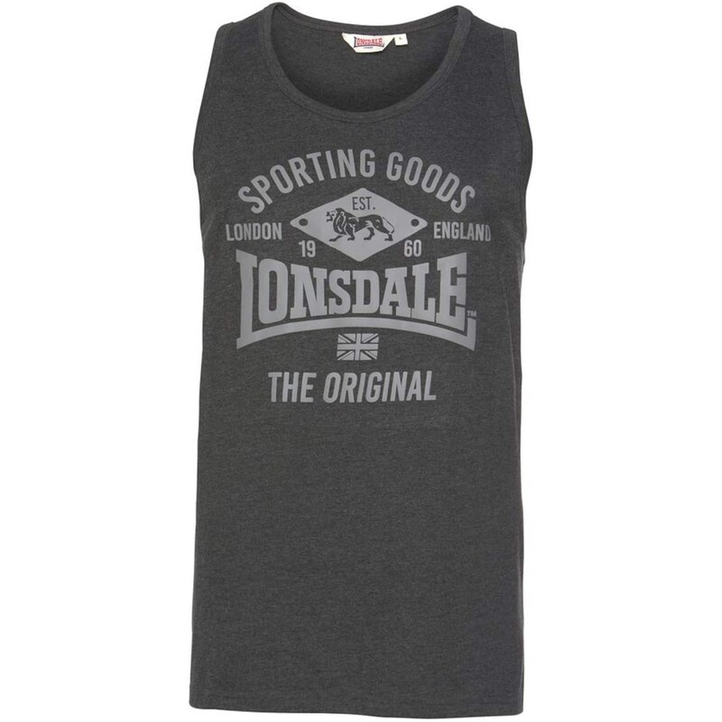 LONSDALE Tričko Pilton antracitová / svetlosivá 64426731