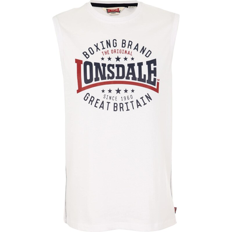 LONSDALE Tričko červená / čierna / biela 64426785