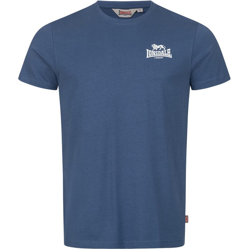 LONSDALE Tričko Whiteness námornícka modrá / biela 64426786