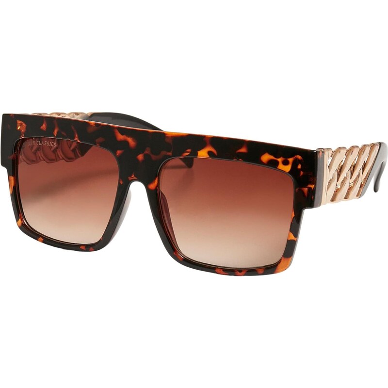 Urban Classics Slnečné okuliare Zakynthos tmavohnedá / zlatá / 65867655