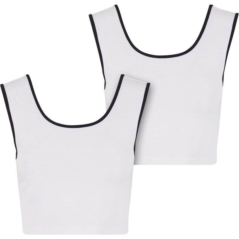 Urban Classics Top čierna / biela 65877141