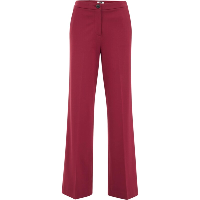 WE Fashion Nohavice s pukmi červená 64428132