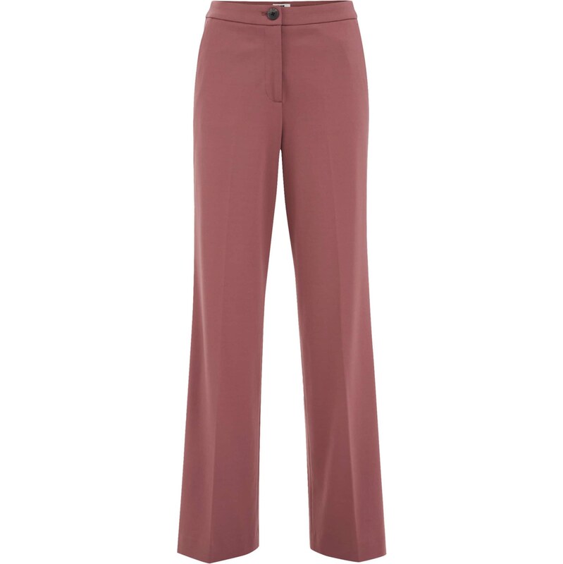 WE Fashion Nohavice s pukmi staroružová 64428138