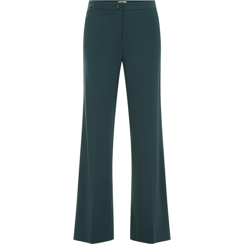WE Fashion Nohavice s pukmi zelená 64428143