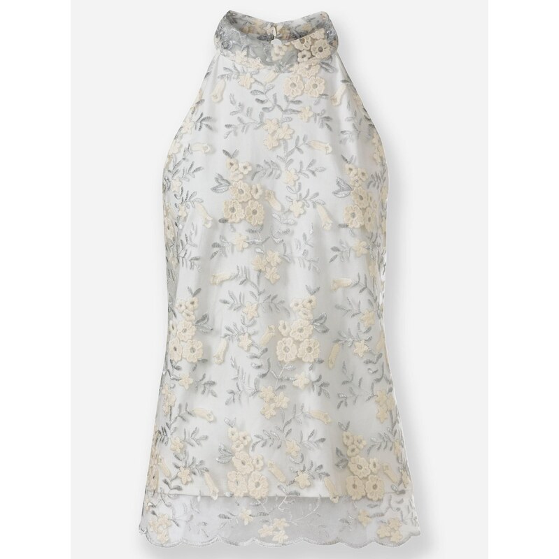 heine Top nebielená / sivá / strieborná 65881812