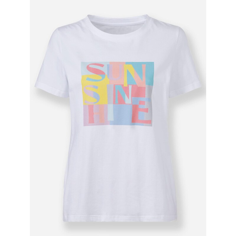 heine Tričko svetlomodrá / žltá / ružová / biela 65881824
