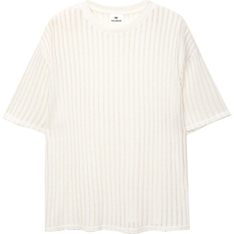 Pull&Bear Sveter biela 65883994