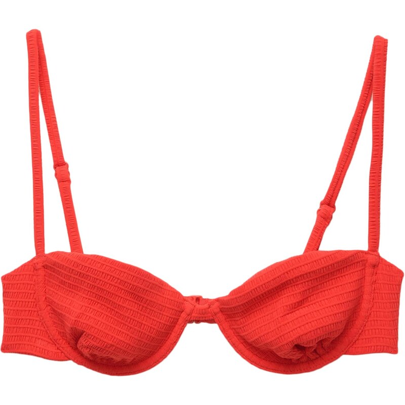 Pull&Bear Bikinový top jasne červená 65884005