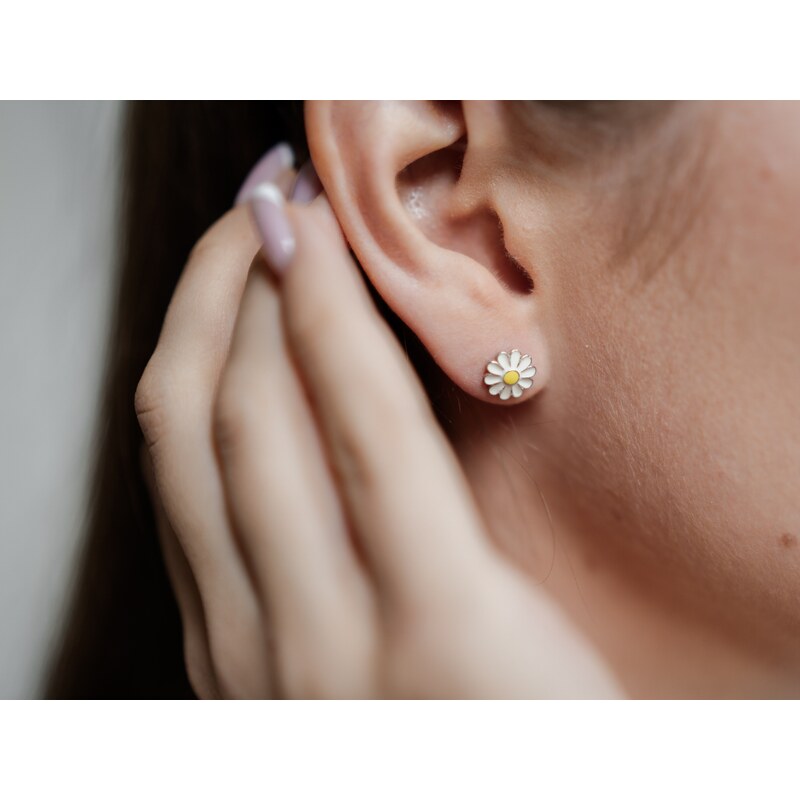 Olivie Strieborné náušnice SEDMOKRÁSKA 3474 15088888