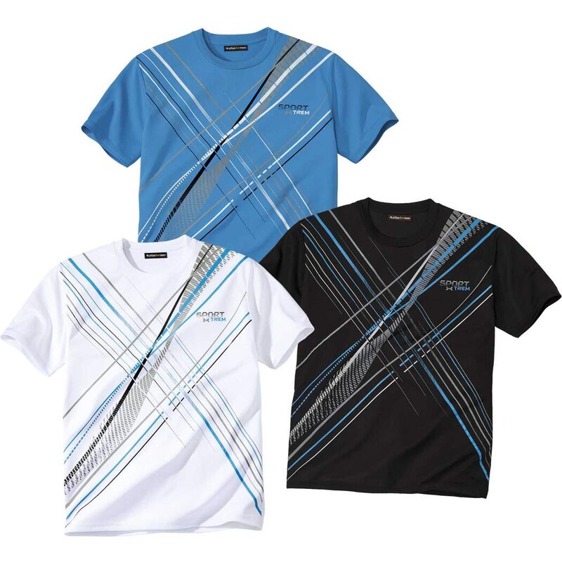 Sada 3 tričiek Sport X-Trem Atlas For Men Modrá 64430440