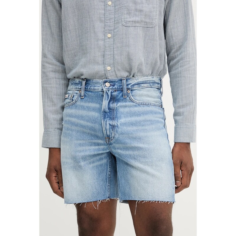 Rifľové krátke nohavice Calvin Klein Jeans 64441987