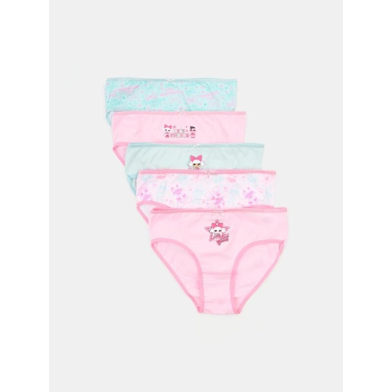 Sinsay - Súprava 5 nohavičiek L.O.L Surprise - viacfarebná 65746977